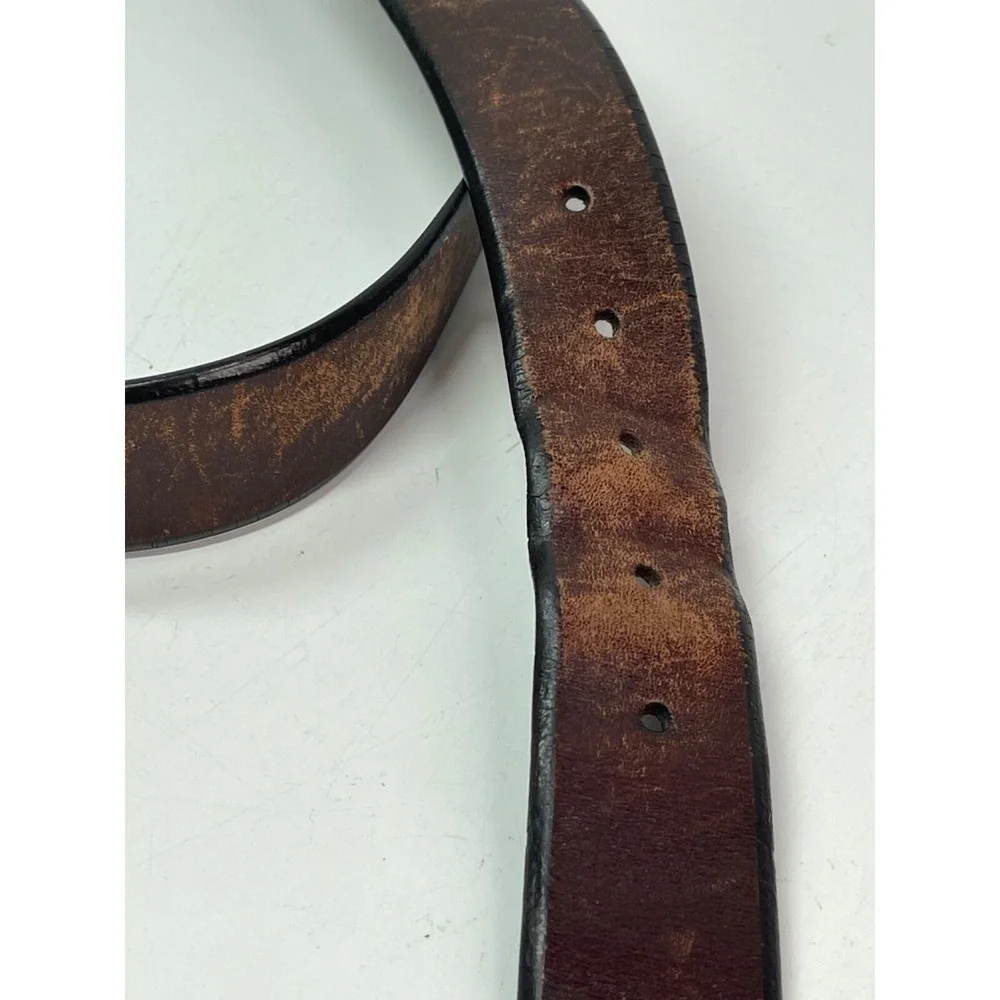 Fossil Belt Men's Brown Distressed Leather MB4053 200 Sz 42